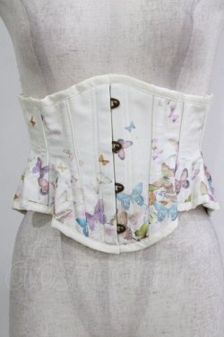 画像1: abilletage / バタフライミニコルセット 3 アイボリー H-26-02-11-043-GO-ZA-KB-ZH