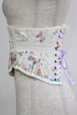 画像2: abilletage / バタフライミニコルセット 3 アイボリー H-26-02-11-043-GO-ZA-KB-ZH