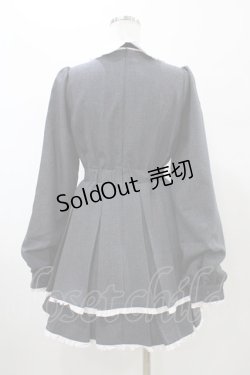 画像2: Honey Cinnamon / ベロアリボン配色ヨークワンピース FREE ブラック H-26-02-11-1030-LO-OP-YZ-ZH