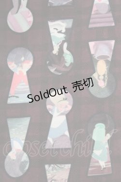 画像4: axes femme POETIQUE / アリス　鍵穴柄ジャンスカ M ワイン H-26-02-11-1035-AX-OP-NS-ZH