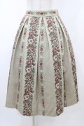 an another angelus / ゴブランフラワープリントタックスカート Free BEIGE H-26-02-11-1045-CA-SK-NS-ZH
