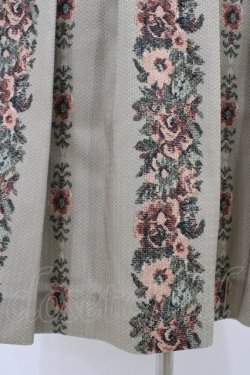 画像3: an another angelus / ゴブランフラワープリントタックスカート Free BEIGE H-26-02-11-1045-CA-SK-NS-ZH