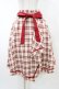 画像1: axes femme POETIQUE / チェックラッフルフリルスカート M レッド H-26-02-11-1047-AX-SK-NS-ZH (1)