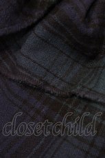 画像3: axes femme / シャギーチェックイレヘムスカート M グリーン/ネイビー H-26-02-11-1048-AX-SK-NS-ZH (3)