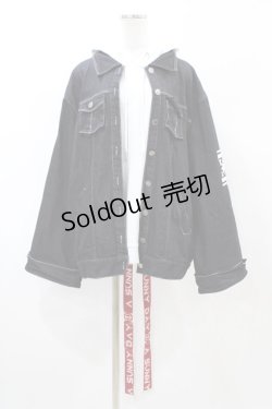 画像1: IRO+IRO / デニムジャケット×パーカー お天気カラーのドッキングWeatherトップス Free デニム/オフ H-26-02-11-1053-LO-JA-NS-ZH