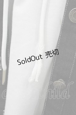 画像3: IRO+IRO / デニムジャケット×パーカー お天気カラーのドッキングWeatherトップス Free デニム/オフ H-26-02-11-1053-LO-JA-NS-ZH
