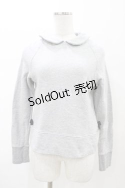 画像1: Franche Lippee / サイドリボンパーカー M グレー H-26-02-11-1054-LO-TO-NS-ZH