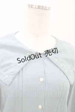 画像3: axes femme POETIQUE / 襟刺繍ボリューム袖ブラウス M グリーン H-26-02-11-1057-AX-BL-NS-ZH