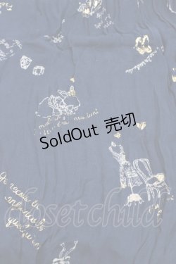 画像2: axes femme / ストール  ネイビー H-26-02-11-1009-AX-ZA-NS-ZH