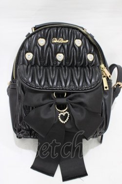 画像3: LIZ LISA / メニービジューロングリボンリュック  ブラック H-26-02-11-1001-LO-BG-YZ-ZH