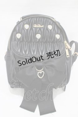 画像3: LIZ LISA / メニービジューロングリボンリュック  ブラック H-26-02-11-1001-LO-BG-YZ-ZH