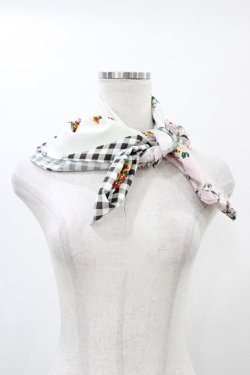 画像1: axes femme / パッチワーク柄スカーフ  オフ H-26-02-11-1010-AX-ZA-NS-ZH