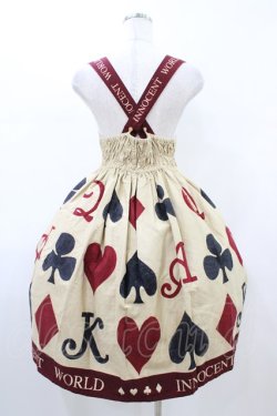 画像2: Innocent World / トランプゴブラン衿付きジャンパースカート M ベージュ H-26-02-11-1013-IW-OP-NS-ZH