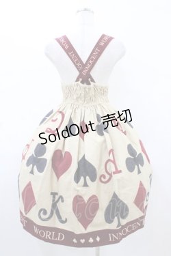 画像2: Innocent World / トランプゴブラン衿付きジャンパースカート M ベージュ H-26-02-11-1013-IW-OP-NS-ZH