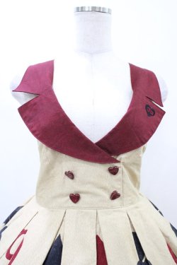 画像4: Innocent World / トランプゴブラン衿付きジャンパースカート M ベージュ H-26-02-11-1013-IW-OP-NS-ZH