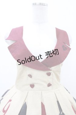 画像4: Innocent World / トランプゴブラン衿付きジャンパースカート M ベージュ H-26-02-11-1013-IW-OP-NS-ZH