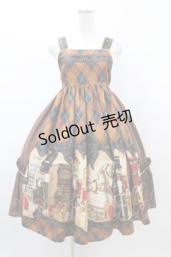 画像1: ALICE and the PIRATES / Nostalgic Gift〜くるみ割り人形と大切な想い出〜ジャンパースカートII Free ブラウン H-26-02-11-1014-PA-OP-NS-ZH