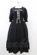 画像1: m petit by misako / AMレースアップワンピース L ブラック H-26-02-11-1016-LO-OP-NS-ZH (1)