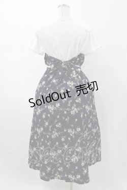 画像2: axes femme / ビスチェ切替ドッキングワンピース M ネイビー H-26-02-11-1018-AX-OP-NS-ZH