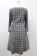 画像2: F i.n.t / ビッグカラーオンブレチェックワンピース Free BLACK×WH H-26-02-11-1020-CA-OP-NS-ZH (2)
