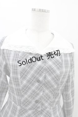 画像3: F i.n.t / ビッグカラーオンブレチェックワンピース Free BLACK×WH H-26-02-11-1020-CA-OP-NS-ZH