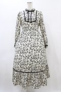 An MILLE / バイカラーフラワーワンピース Free アイボリー H-26-02-11-1021-EL-OP-NS-ZH