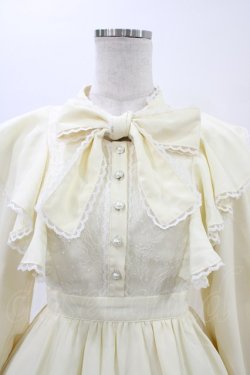 画像3: Honey Cinnamon / ラッフルボウタイリボンワンピース Free アイボリー H-26-02-11-1022-LO-OP-NS-ZH