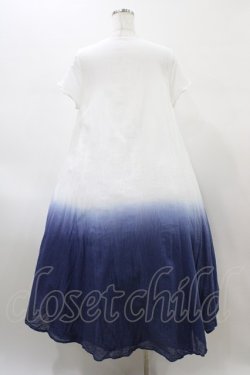 画像2: Favorite / グラデーションワンピース Free オフ/ブルー H-26-02-11-1023-LO-OP-NS-ZH