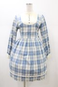 Fi.n.t / ヨーク切替チェックワンピース Free サックス H-26-02-11-1027-CA-OP-NS-ZH