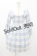 Fi.n.t / ヨーク切替チェックワンピース Free サックス H-26-02-11-1027-CA-OP-NS-ZH