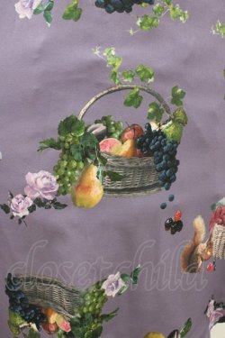 画像3: axes femme POETIQUE / ラ レコルト柄シャツワンピース M パープル H-26-02-11-1028-AX-OP-NS-ZH