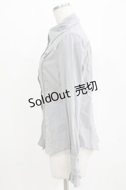 画像2: Rozen Kavalier / チェーン付き刺繍シャツ  グレー H-26-02-11-047-OO-BL-AK-ZH