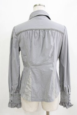 画像3: Rozen Kavalier / チェーン付き刺繍シャツ  グレー H-26-02-11-047-OO-BL-AK-ZH