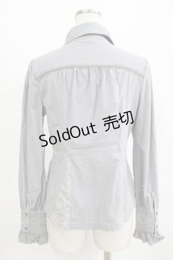 画像3: Rozen Kavalier / チェーン付き刺繍シャツ  グレー H-26-02-11-047-OO-BL-AK-ZH