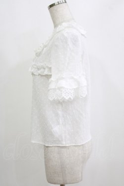 画像2: MILK / M cafeブラウス  オフドビードット H-26-02-11-048-ML-BL-KB-ZH