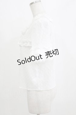 画像2: MILK / M cafeブラウス  オフドビードット H-26-02-11-048-ML-BL-KB-ZH