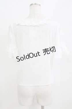 画像3: MILK / M cafeブラウス  オフドビードット H-26-02-11-048-ML-BL-KB-ZH