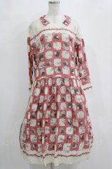 Jane Marple Dans Le Salon / Winter leafのタブリエドレス  ピンク H-26-02-11-006-JM-OP-KB-ZH