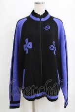 画像1: LISTEN FLAVOR / ゲーミングニットジャージ F 黒×紫 H-26-02-11-054-PU-TO-AK-ZH (1)