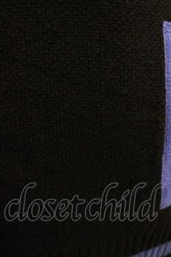 画像4: LISTEN FLAVOR / ゲーミングニットジャージ F 黒×紫 H-26-02-11-054-PU-TO-AK-ZH