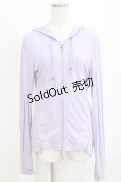 画像1: Rozen Kavalier / 刺繍リブパーカー  ラベンダー H-26-02-11-055-OO-TO-KB-ZH