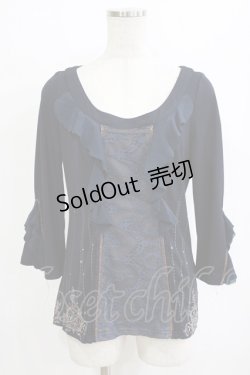 画像1: Rozen Kavalier / レース切替トップス  ネイビー H-26-02-11-056-OO-TO-KB-ZH