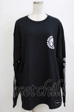 画像1: PUNK DRUNKERS / 【PDS×MILKBOY】宇宙人ロンTEE XL ブラック H-26-02-11-058-PU-TO-KB-ZH