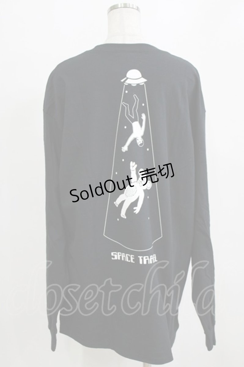 画像3: PUNK DRUNKERS / 【PDS×MILKBOY】宇宙人ロンTEE XL ブラック H-26-02-11-058-PU-TO-KB-ZH (3)