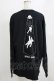 画像3: PUNK DRUNKERS / 【PDS×MILKBOY】宇宙人ロンTEE XL ブラック H-26-02-11-058-PU-TO-KB-ZH (3)