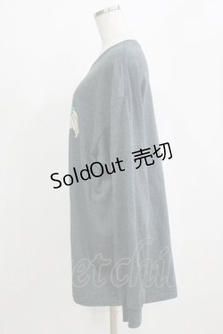 画像2: MILKBOY / GIZMO MAYHEM L.S. TEE L ダークヘザー H-26-02-11-060-MB-TO-KB-ZH