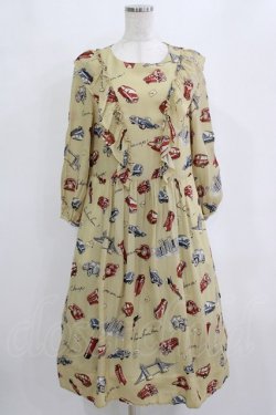 画像1: Jane Marple / The good oldフリルヨークドレス  バニラ H-26-02-11-007-JM-OP-KB-ZH