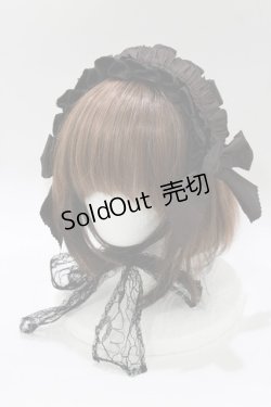 画像1: abilletage / ヘッドドレス  ボルドー H-26-02-11-074-GO-AC-KB-ZH