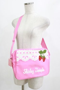 画像1: Shirley Temple / ストロベリーショルダーバッグ  ピンク H-26-02-11-080-ET-BG-KB-ZH
