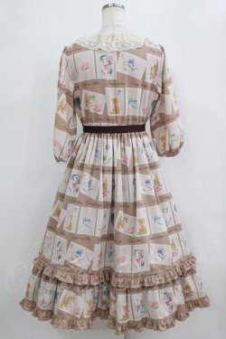 画像3: Emily Temple cute / Kitten Stamp Collectionロングワンピース  モカ H-26-02-11-008-ET-OP-KB-ZH